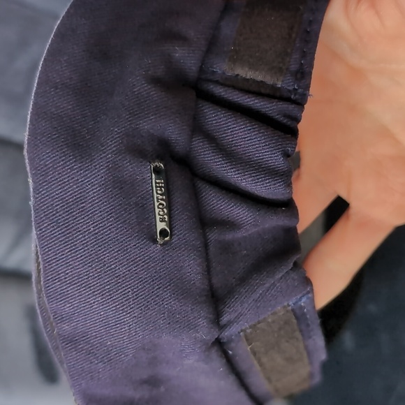 Scotch & Soda Navy Blue Sailor Cap Hat With Black Rope Detail And Black Brim - Picture 4 of 6